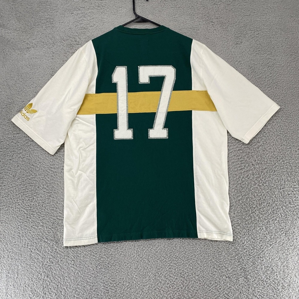 Notre Dame Fighting Irish Shirt Mens‎ XL Green NCAA Football Adidas #17 Tee - Picture 9 of 13